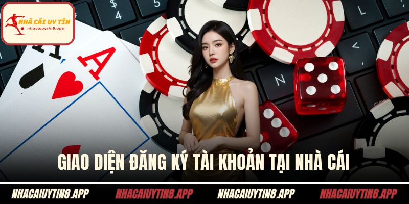 Giao diện đăng ký tài khoản tại nhà cái